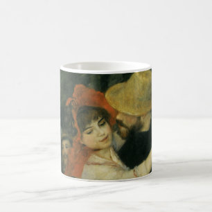 Tanz im Bougival von Pierre Renoir, Vintage Kunst Tasse