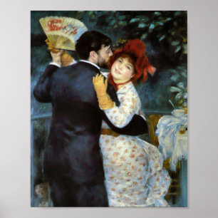Tanz im Land von Pierre-Auguste Renoir Poster