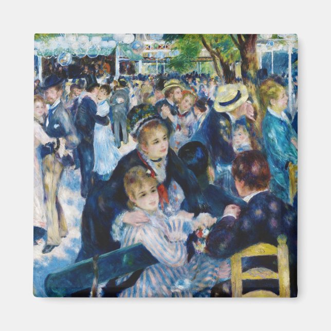 Tanz im Moulin de la Galette Auguste Renoir Magnet (Vorne)
