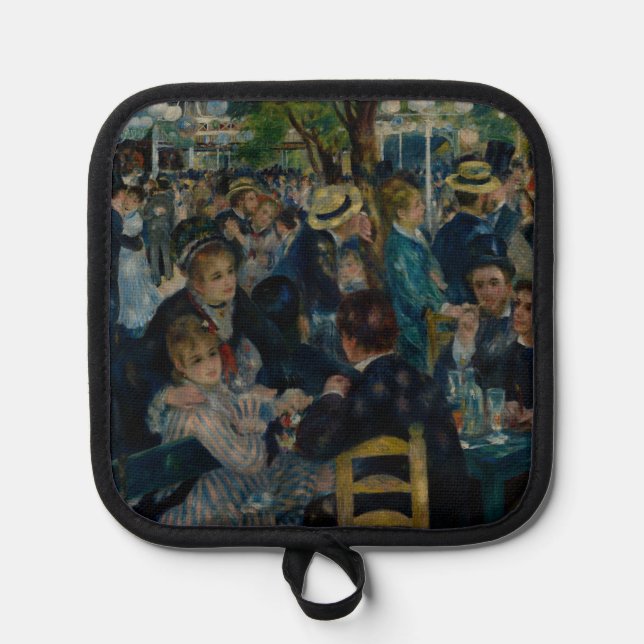 Tanz im Moulin de la Galette - Auguste Renoir Topflappen (Vorderseite)