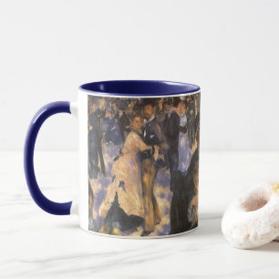 Tanz im Moulin de la Galette von Pierre Renoir Tasse