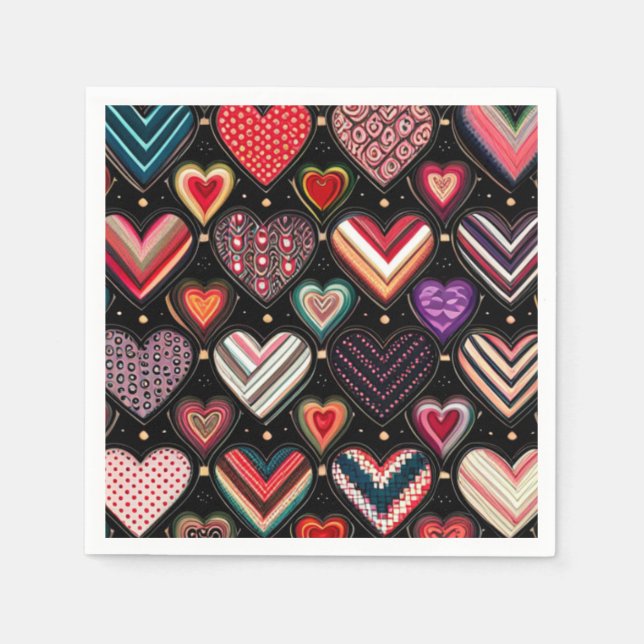 Tanz im Namen der Liebe Serviette (Vorderseite)