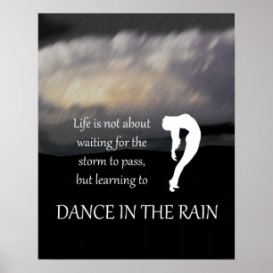 Tanz im Rain Inspiration Poster