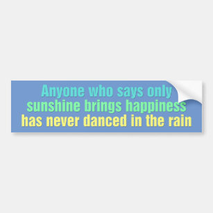 Tanz im Regen Autoaufkleber