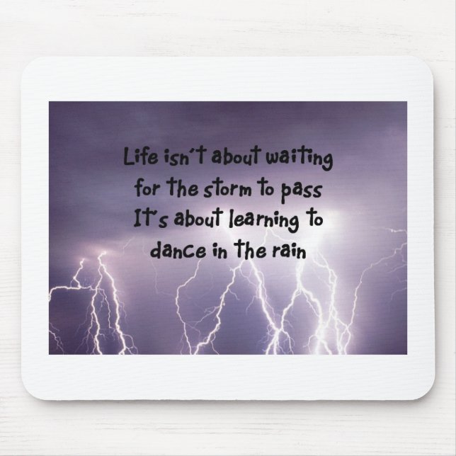 , Tanz im Regen Mousepad (Vorne)