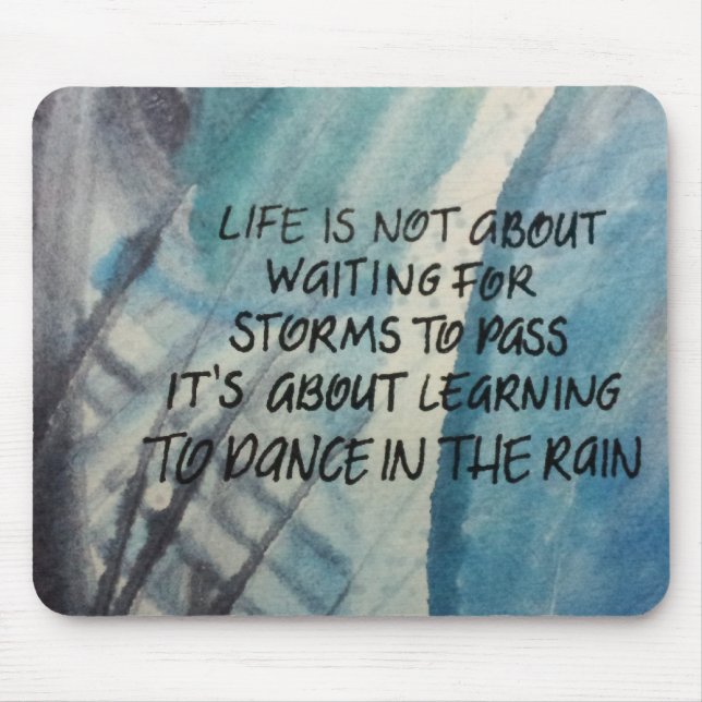 Tanz im Regen Mousepad (Vorne)
