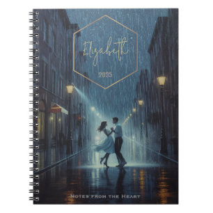 Tanz im Regen - Notebook & Planer Notizblock