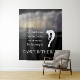 Tanz im Regentanz Wandteppich