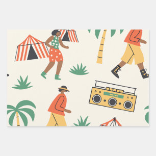 Tanz im Sommer Geschenkpapier Set