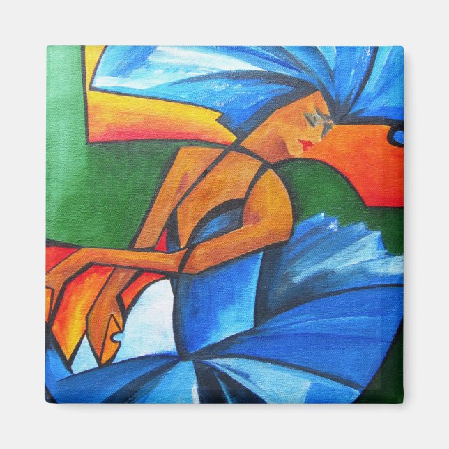 Tanz in Blau 2008 Magnet (Vorne)
