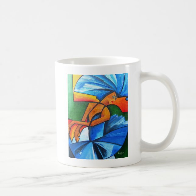 Tanz in Blau 2008 Tasse (Rechts)