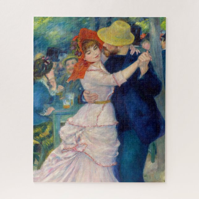 Tanz in Bougival von Pierre-Auguste Renoir Puzzle (Vertikal)