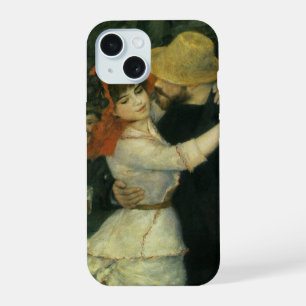 Tanz in Bougival von Pierre Renoir, Vintage Art iPhone 15 Hülle