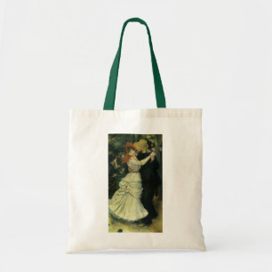Tanz in Bougival von Pierre Renoir, Vintage Art Tragetasche