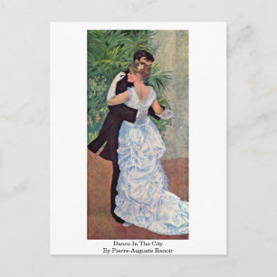 Tanz in der Stadt von Pierre-Auguste Renoir Postkarte