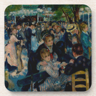 Tanz in Le Moulin de la Galette - Auguste Renoir Getränkeuntersetzer