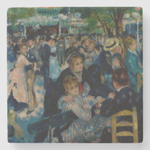 Tanz in Le Moulin de la Galette - Auguste Renoir Steinuntersetzer