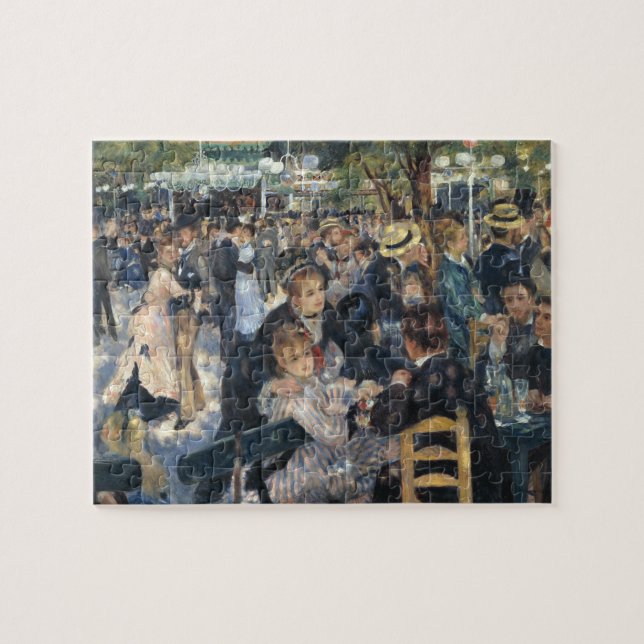 Tanz in Le Moulin de la Galette - Renoir Malerei Puzzle (Horizontal)
