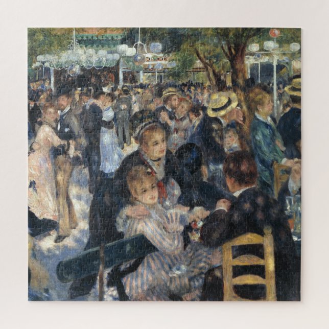 Tanz in Le Moulin de la Galette - Renoir Malerei Puzzle (Vertikal)