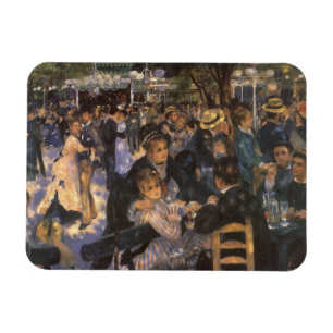 Tanz in Le Moulin de la Galette von Pierre Renoir Magnet