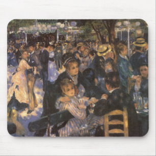 Tanz in Le Moulin de la Galette von Pierre Renoir Mousepad