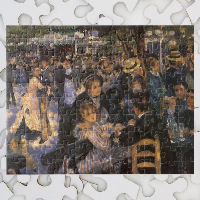 Tanz in Le Moulin de la Galette von Pierre Renoir Puzzle (Von Creator hochgeladen)