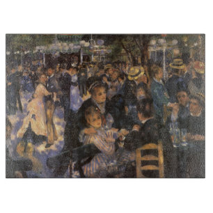 Tanz in Le Moulin de la Galette von Pierre Renoir Schneidebrett