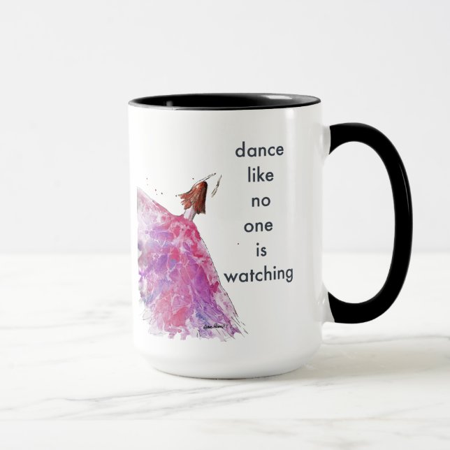 Tanz, Inspiration Art Kaffee Tasse (Rechts)