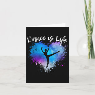 Tanz ist Ballerina Teen Tween Karte