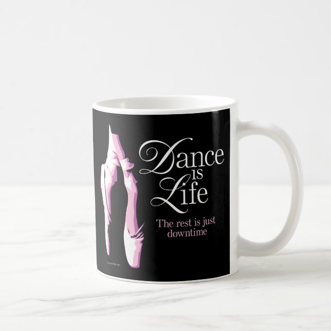 Tanz ist Leben Kaffeetasse (Rechts)
