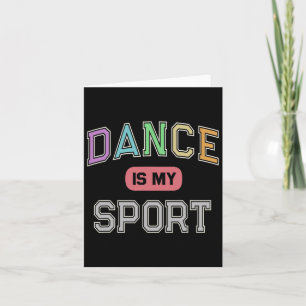 Tanz ist mein Sport direkt vor der tanzenden Cl Ba Karte