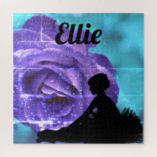 Tanz Lila Rose Abstract 676 Stück Puzzle