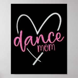 Tanz Mama Ballett Tanz Mama Leben Mütter Tag Poster