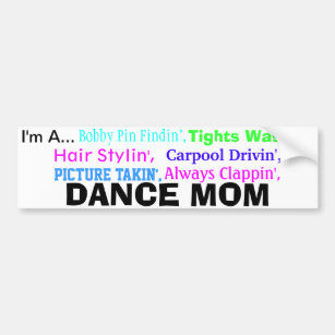 Tanz-Mama-Stoßaufkleber Autoaufkleber