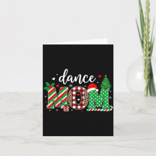 Tanz-Mama-Weihnachten-Buffalo-Karo-Plaid-Santa-Hau Karte