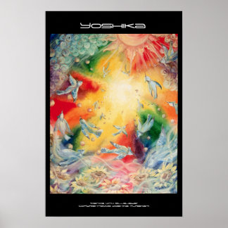 "Tanz mit Bluejays" drucken Poster