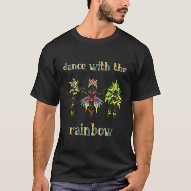 Tanz mit dem Regenbogen T-Shirt (Vorderseite)