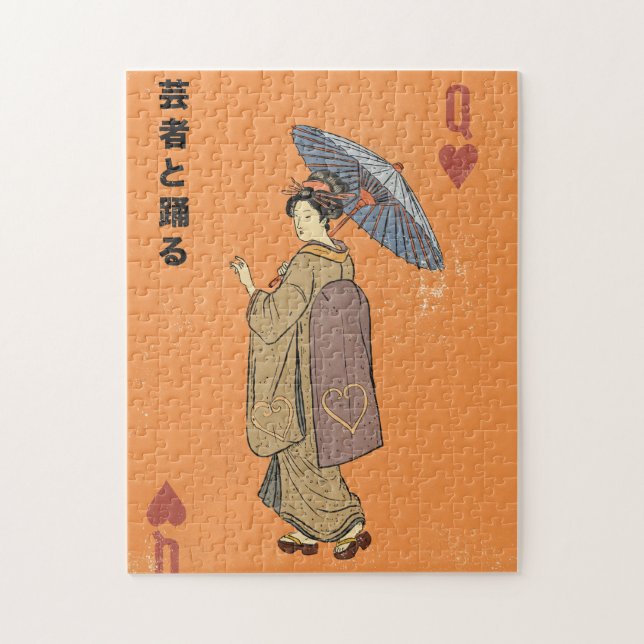 Tanz mit der Geisha Puzzle (Vertikal)