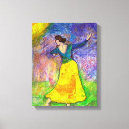 Tanz mit dir selbst leinwanddruck