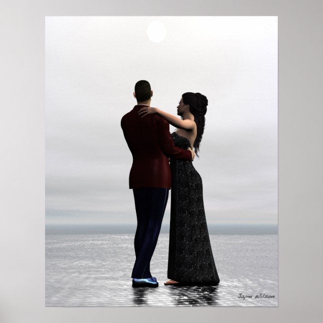 Tanz mit meiner Kunstdruckerei Poster (Vorne)