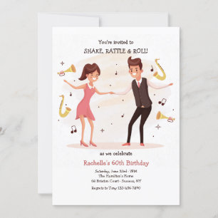 Tanz mit meiner Party Einladung