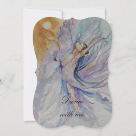 Tanz mit mir Ballerina Einladung