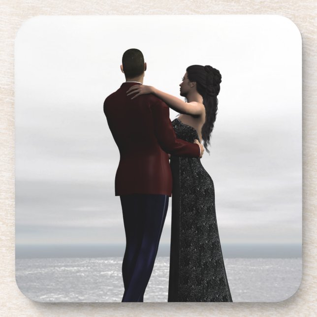 Tanz mit mir getränkeuntersetzer (Vorderseite)