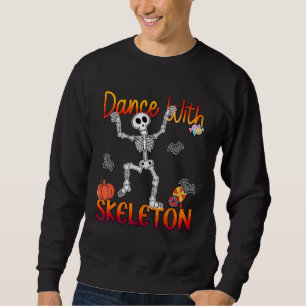 Tanz mit Skelett Sweatshirt