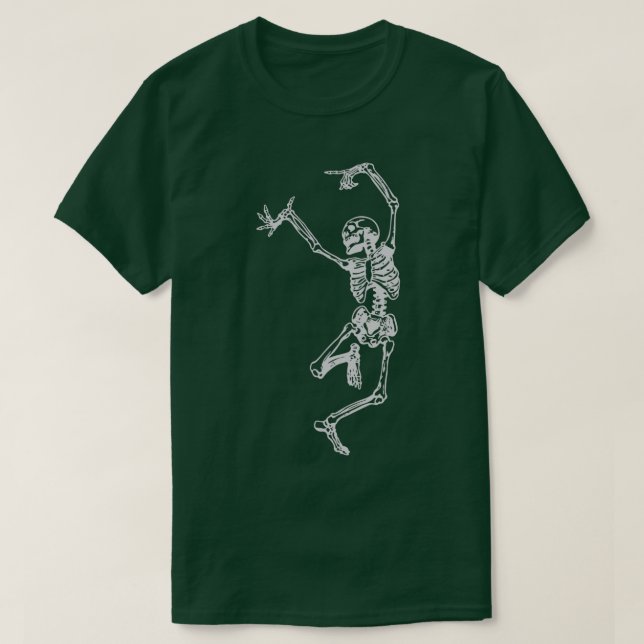 Tanz mit ultimativ grauem Tod grau T-Shirt (Design vorne)