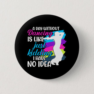 Tanz Moderner Tänzer tanzen Button