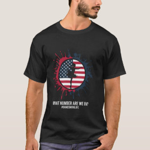 Tanz-Mom-Leben Amerikanische Flagge Ballerina 4. J T-Shirt