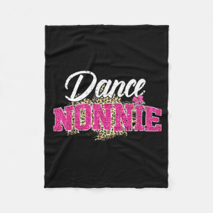 Tanz Nonnie Leopard lustiger Tanz Nonnie Mutter Fleecedecke