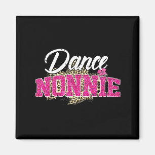 Tanz Nonnie Leopard lustiger Tanz Nonnie Mutter Magnet