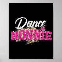 Tanz Nonnie Leopard lustiger tanzender Muttertag d